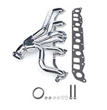 Gibson 91-93 Jeep Cherokee Base 4.0L 1-1/2in 16 Gauge Performance Header - Ceramic Coated; 1991-1993