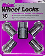 McGard Wheel Lock Nut Set - 4pk. (Cone Seat) M14X1.5 / 21mm & 22mm Dual Hex / 1.639in. L - Chrome