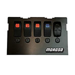 Moroso 99-04 Mazda Miata NB Radio Pocket Block Off Plate With Switches; 1999-2004