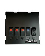 Moroso 99-04 Mazda Miata NB Radio/HVAC Pocket Block Off Plate With Switches; 1999-2004