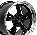 OE Wheels 17 Replica Wheel FR01 Mustang Bullitt Rim 17x9 Black Wheel Ford Mustang 1994-2004; 1994-2004