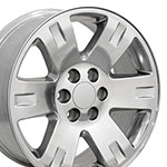 OE Wheels 20 Replica Wheel CV81 Yukon Rim 20x8.5 Polished Wheel Chevrolet Suburban 1500 1988-2020