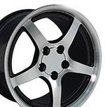 OE Wheels 17 Replica Wheel CV05 C5 Rim 17x9.5 Machined Wheel Chevrolet Camaro 1993-2002; 1993-2002