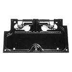 Omix License Plate Bracket Black 87-95 Wrangler YJ