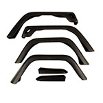 Omix 7-Inch Fender Flare Kit- 97-06 Jeep Wrangler; 1997-2006