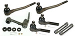 Ridetech 67-69 Ford Mustang Mercury Cougar Steering Linkage Kit w/ OE Power Steering; 1967-1969