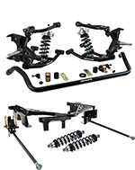 Ridetech 88-98 Chevy C1500 2WD CoilOver Suspension System 14 Bolt Rear Wishbone w/ HD Drop Spindles; 1988-1998