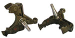 88-98 Chevy C-1500 2in Drop Spindles (with LD Brakes, 1in thick rotors) Pair; 1988-1998