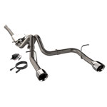 QTP Jeep Wrangler JL Screamer Cat-Back Exhaust Polished Tips; 2018-2024