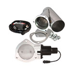 QTP QTEC 4in Electric Cutout and Y-Pipe Kit - Single