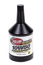 Red Line 10W50 Powersports Motor Oil - 12/1 Quart