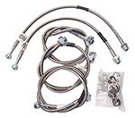 Russell Performance 01-06 GM Silverado/Sierra HD (All) (Also fits Rancho) Brake Line Kit; 2001-2006