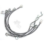 Russell Performance 99-06 Ford Excursion 4WD with 4in-5.5in lift Brake Line Kit