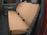 WeatherTech Seat Protector Seat Witdth = 59.75in, Seat Depth = 19in, Seat Back Height = 25in, Tan (Seat Witdth= 59.75", Seat Depth - 19", Seat Back Height= 25")