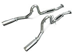 SLP Loudmouth Exhaust Mustang GT MACH 1 V8 Cat-back System w/ 3.5" double-wall tips