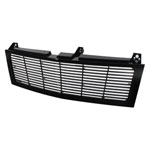 Xtune Chevy Silverado 1500/2500/3500 99-02 Horizontal Front Grille Black GRI-SP-CS99-CT-H-BK