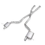 Stainless Works 11-20 Jeep Grand Cherokee 5.7L 3in Legend Catback Exhaust w/X-Pipe (Uses OEM Tips); 2011-2020