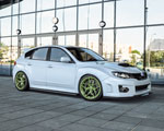 VR Forged D04 Wheel Package Subaru WRX STI 18x9.5 Army Green