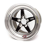 Weld S71 17x11 / 5x4.75 BP / 7.7in. BS Black Wheel (High Pad) - Non-Beadlock for Corvette Z06; 2006-2013