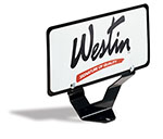 Westin Bull Bar License Plate Relocator - Black