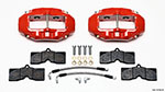 Wilwood D8-4 Rear Caliper Kit Red Corvette C2 / C3 65-82