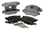 Wilwood D52 Front Caliper Kit - Black Ano 2.00 / 2.00in Piston 1.28in Rotor