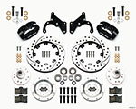 Wilwood Forged Dynalite Front Kit 12.19in Drilled 65-68 Chevy Impala -Drum Spindle; 1965-1968