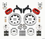 Wilwood Forged Dynalite Front Kit 12.19in Drilled Red 59-64 Chevy Impala / 63-64 Corvette; 1959-1964