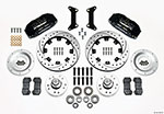 Wilwood Dynapro 6 Front Hub Kit 12.19in Drilled 79-87 GM G Body; 1979-1987