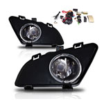 Winjet 2003-2005 Mazda 6 (Base Model) Fog Lights - Clear (Wiring Kit Included); 2003-2005