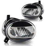 Winjet 2009-2012 Audi A4 Led Fog Light - Gloss Black; 2009-2012