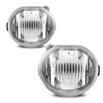 Winjet 2002-2004 Jeep Liberty Fog Light - Clear; 2002-2004