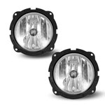 Winjet 2007-2012 Ford Escape Fog Light - Clear (Wiring Kit Included); 2007-2012