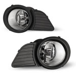 Winjet 2010-2015 Toyota Sienna Fog Lights - (Clear) - (Wiring Kit Included); 2010-2015