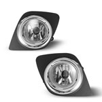 Winjet 2008-2011 Toyota Rav4 Fog Light - Clear (Wiring Kit Included); 2008-2011