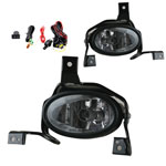 Winjet 2010-2011 Honda Crv Fog Light - Clear (Wiring Kit Included); 2010-2011