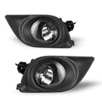 Winjet 2012-2014 Nissan Versa 4Dr Fog Lights - Clear (Wiring Kit Included); 2012-2014