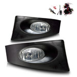 Winjet 2006-2008 Honda Fit Fog Lights - (Wiring Kit Included) - (Clear); 2006-2008