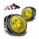 Winjet 2001-2004 Nissan Frontier Oe/Replacement Fog Light - Yellow (Wiring Kit Included); 2001-2004