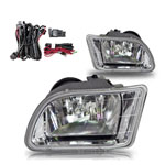 Winjet 2003-2004 Honda Odyssey Fog Light - Clear (Wiring Kit Included); 2003-2004