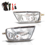 Winjet 1998-2003 Toyota Sienna Fog Light - Clear (Wiring Kit Included); 1998-2003