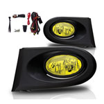 Winjet 2002-2004 Acura Rsx Oe/Replacement Fog Light - Yellow (Wiring Kit Included); 2002-2004