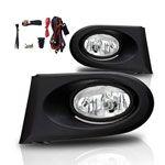 Winjet 2002-2004 Acura Rsx Oe/Replacement Fog Light - Clear (Wiring Kit Included); 2002-2004