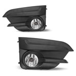 Winjet 2017-2018 Subaru Impreza Hatchback Fog Light - Clear (Wiring Kit And Bezels Included); 2017-2018