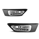 Winjet 2002-2004 Honda Crv Fog Light - Clear (Wiring Kit Included); 2002-2004