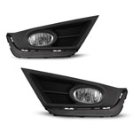 Winjet 2017-2018 Honda Crv Fog Light - Clear (Wiring Kit And Bezels Included); 2017-2018