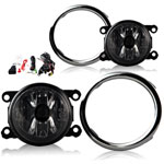 Winjet 2013-2015 Honda Pilot Fog Lights - (Clear) - (Wiring Kit Included); 2013-2015