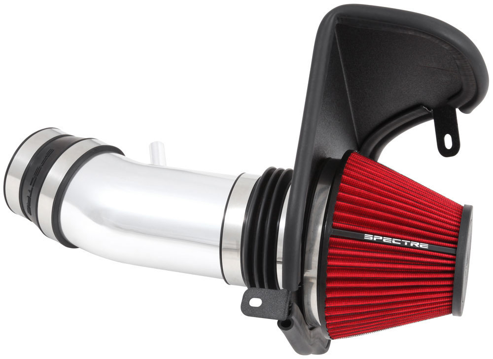 Spectre 9003 | 11-14 Challenger/Charger V8-6.4L F/I Air Intake Kit - Polished w/Red Filter; 2011-2016