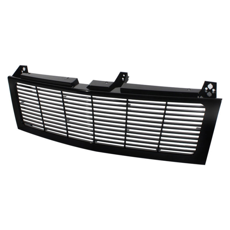 SPYDER 5017116 | Xtune Chevy Silverado 1500/2500/3500 99-02 Horizontal Front Grille Black GRI-SP-CS99-CT-H-BK; 1999-2002