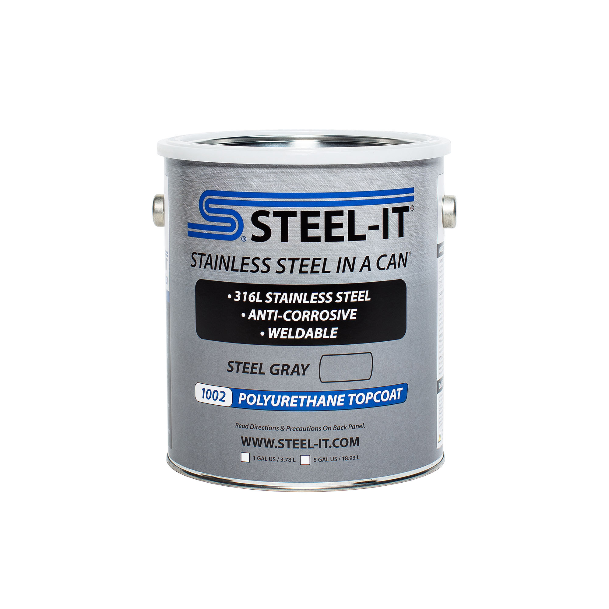 Steel-It stl1002g | STEEL-IT Steel Gray Polyurethane 1 Gallon